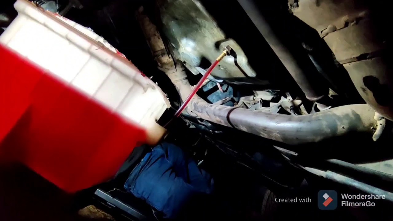 como hechar y medir el aceite de transmisión sin varillas  Ford Explorer