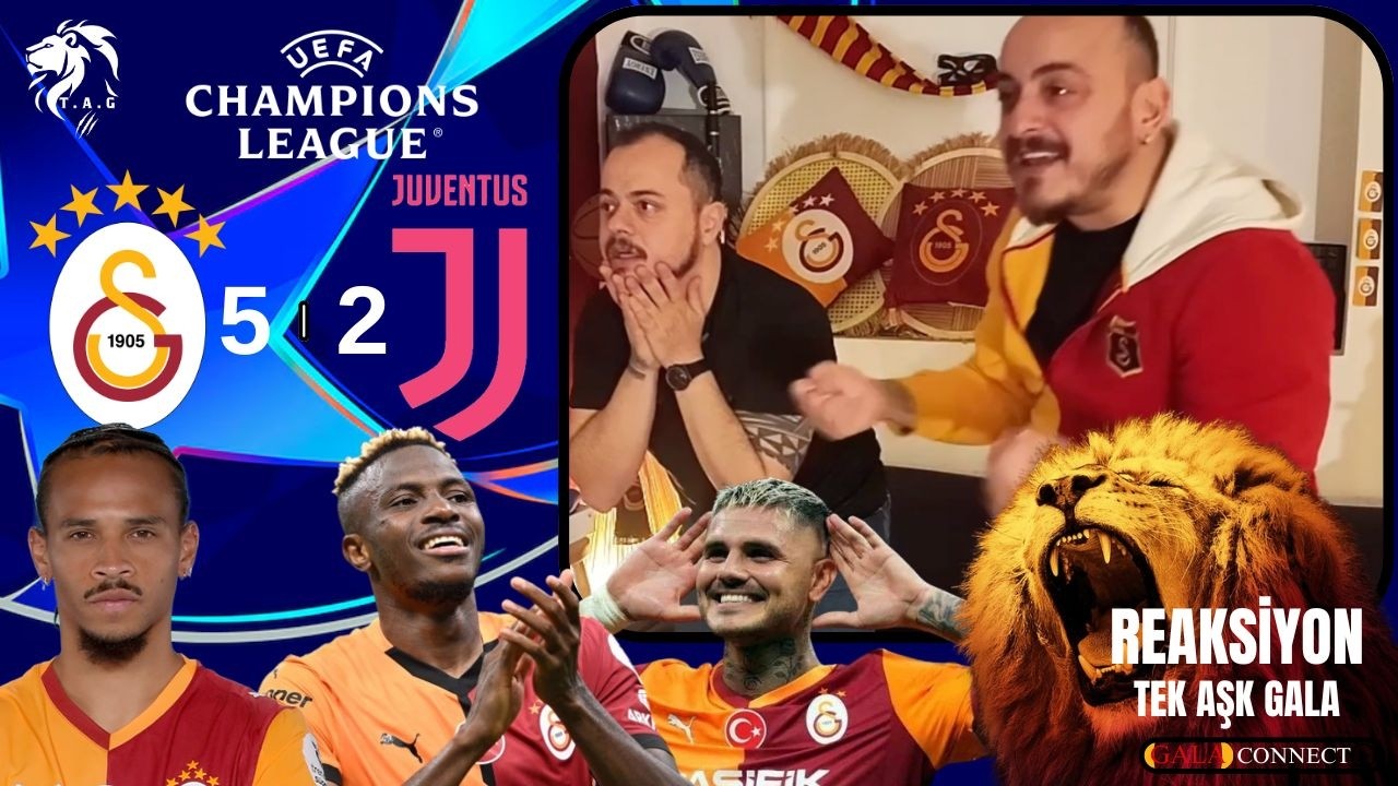 Galatasaray 5 - 2 Juventus - Galatasaray 'ımız yine tarih yazdı. Siz potunuzla oynayın #galatasaray