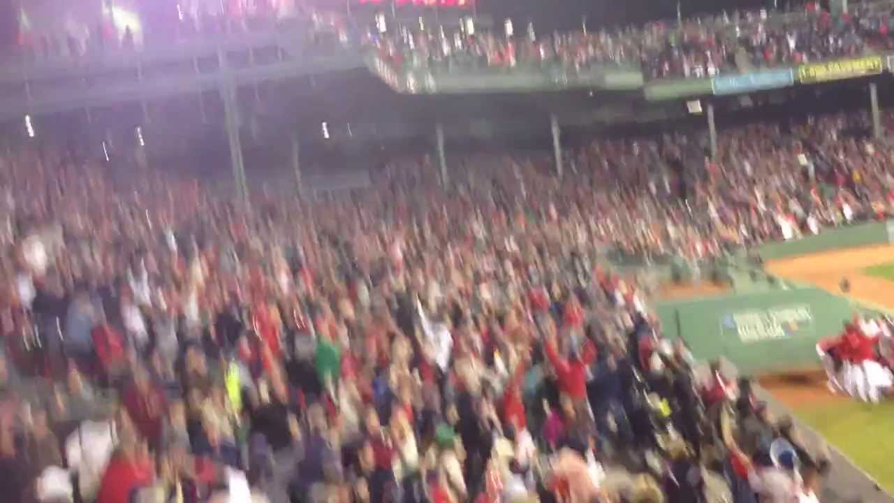 David Ortiz Grand Slam Crowd Shot Video 10-13 2013 Boston Red Sox-Detroit Tigers Game 2 Big Papi