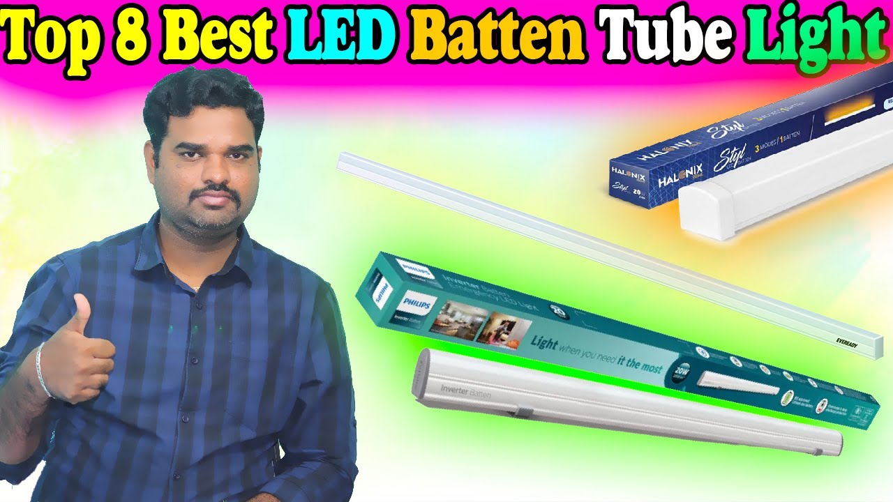 ✅ Top 8 Best LED TubeLight In India 2024 With Price |LED Batten Light Review & Comparison