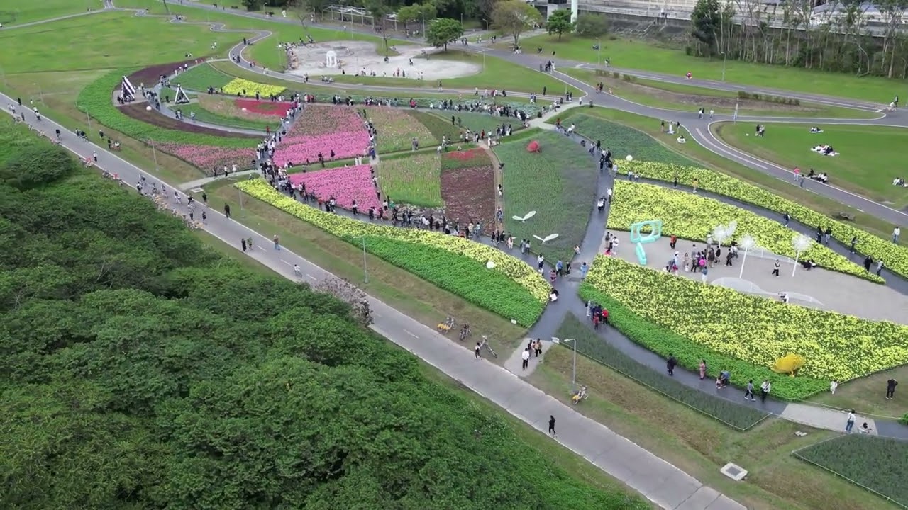 古亭河濱公園~人比花多