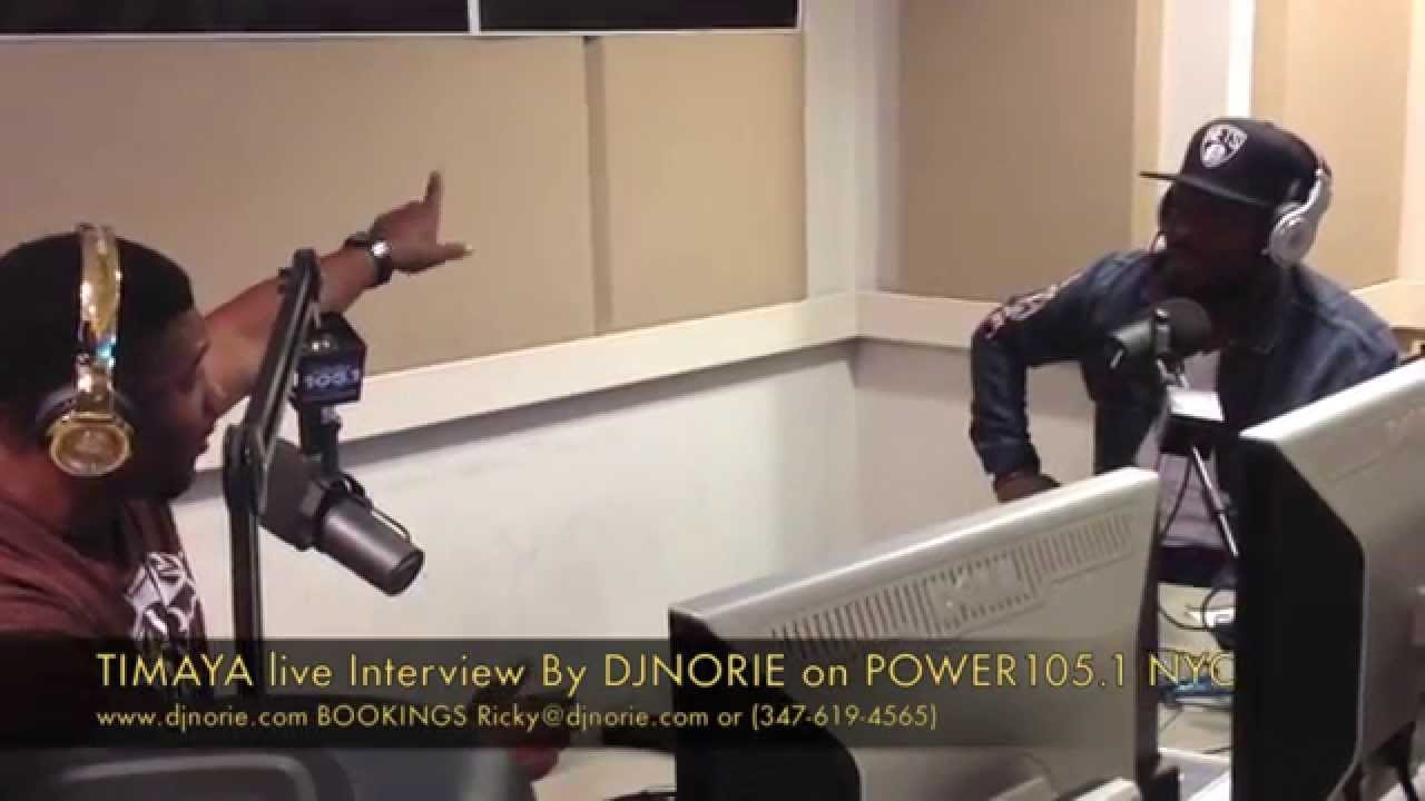 DJ NORIE - TIMAYA interview (Power105.1 NYC)