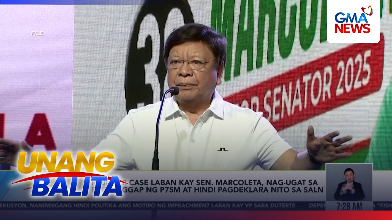 Sen. Rodante Marcoleta, arestado dahil sa P75-M plunder case | Unang Balita