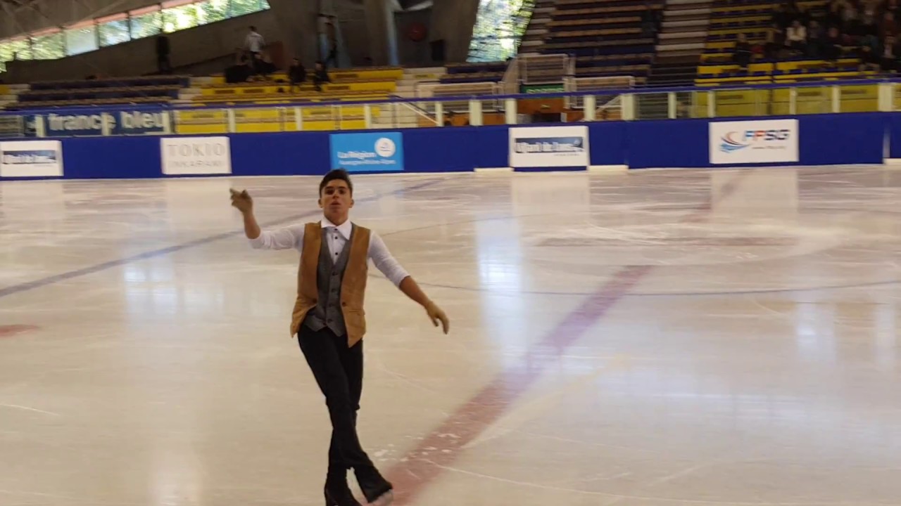 Théo BELLE - Programme court - Master's de Patinage 2018