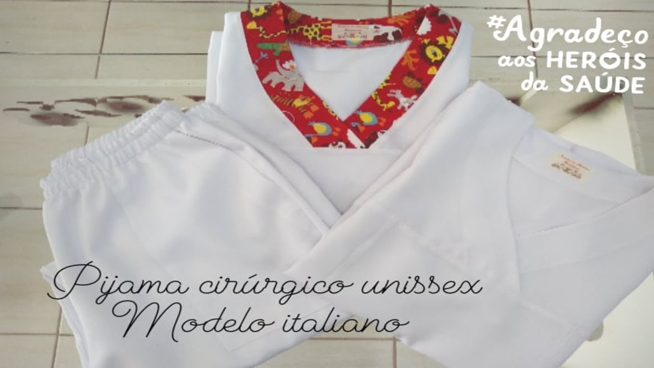 PIJAMA CIRÚRGICO UNISSEX!! (Modelo Italiano)