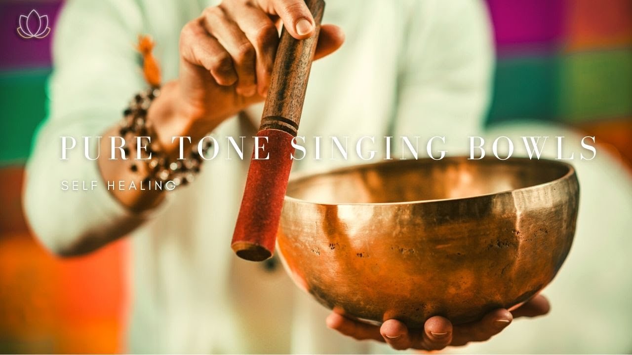 ♫ 乾淨無廣告 ♫ 純缽聲冥想~ 治癒自我 Pure Tone Singing Bowls ~ Deep Meditation Self Healing