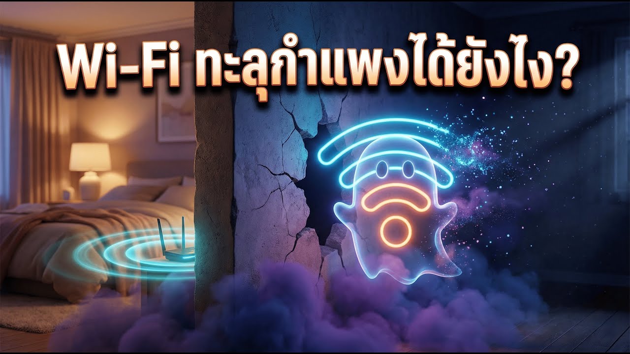 Wi-Fi ทะลุกำแพงได้ยังไง? แต่ทำไมบางห้องสัญญาณอ่อน | ปริศนารอบตัว
