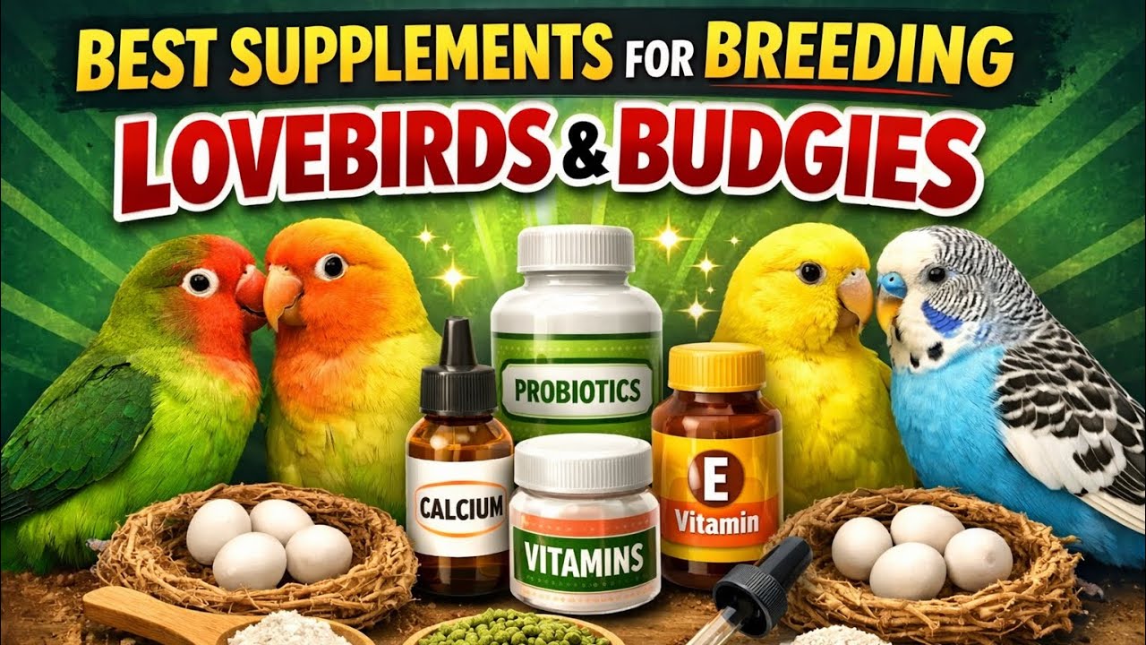 Best Breeding Supplement for African lovebirds budgies breeding 