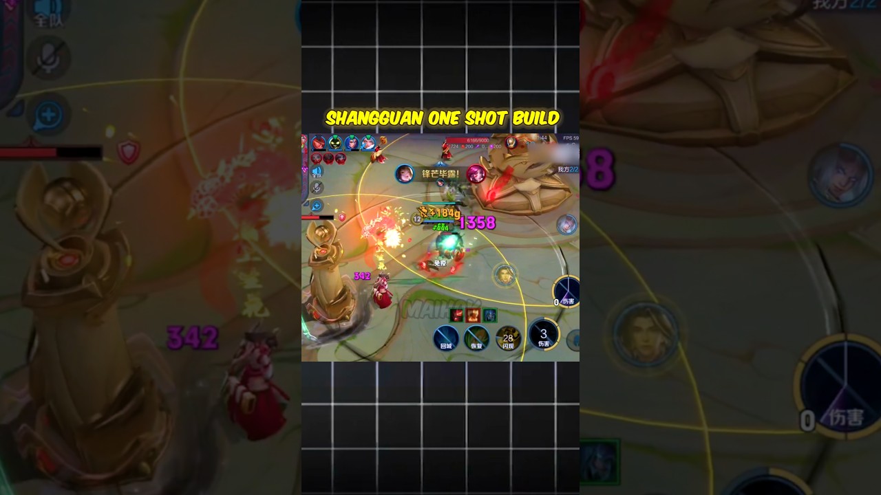 Shangguan one shot build #shorts