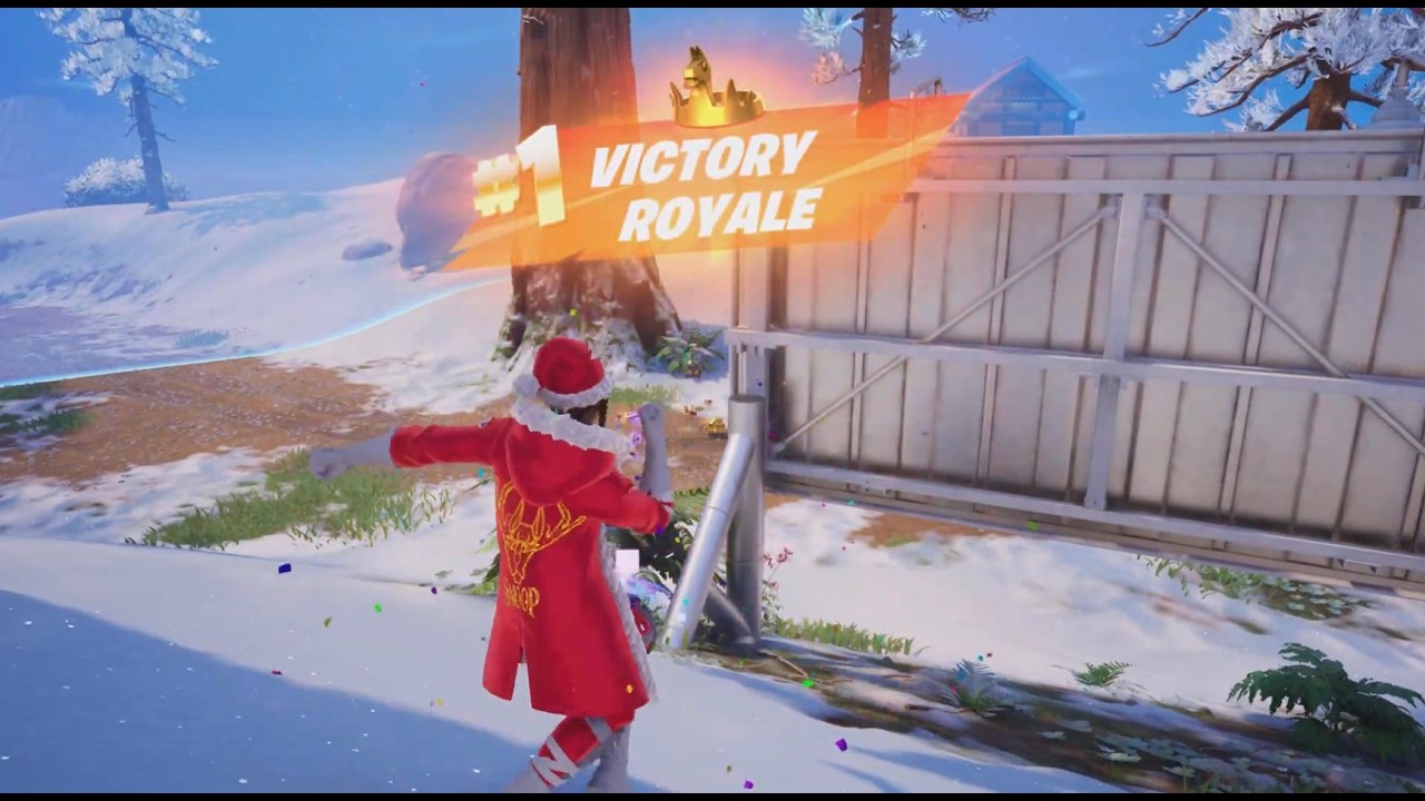 Crowned victory royale win