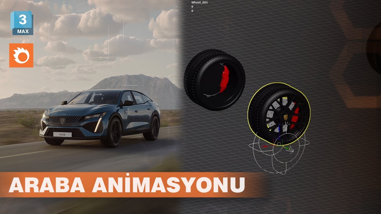 ARABA ANİMASYONU NASIL YAPILIR? | Masterclass |  3DS MAX