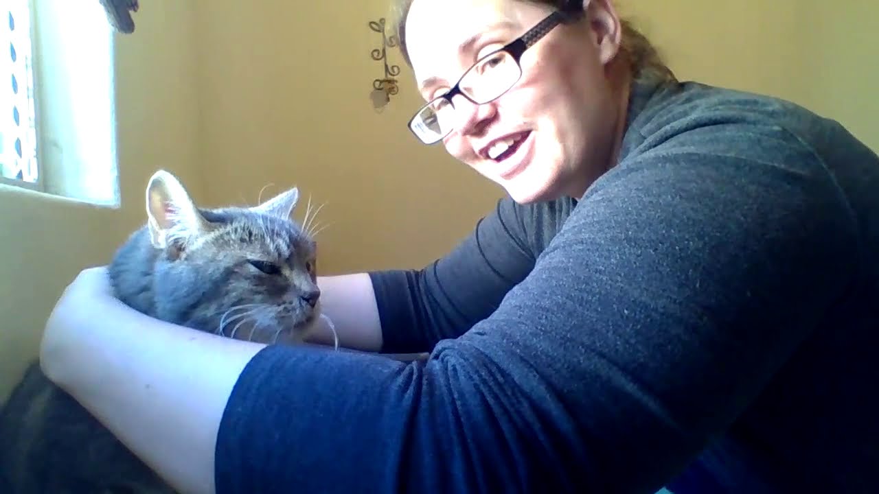 Squirmy Angry Cat Gets SubQ Fluids - 1 Month Progress Update