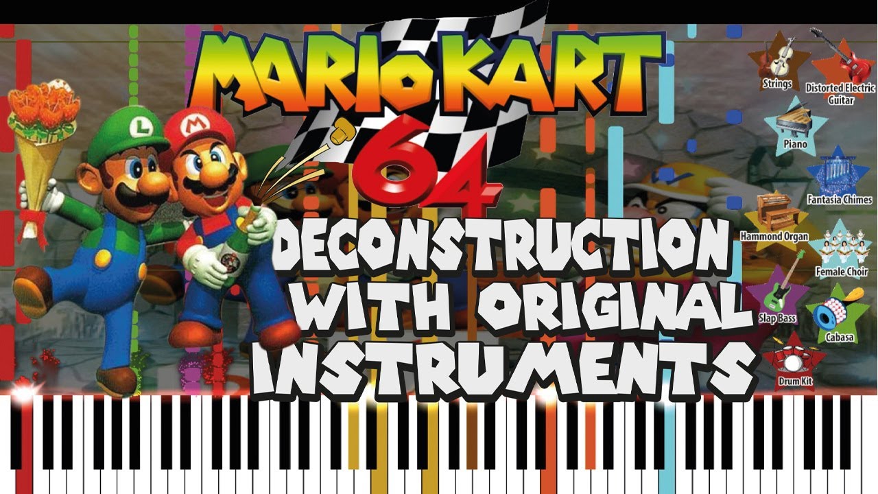 Mario Kart 64 - End Credits/ Victory Lap With Original Instruments