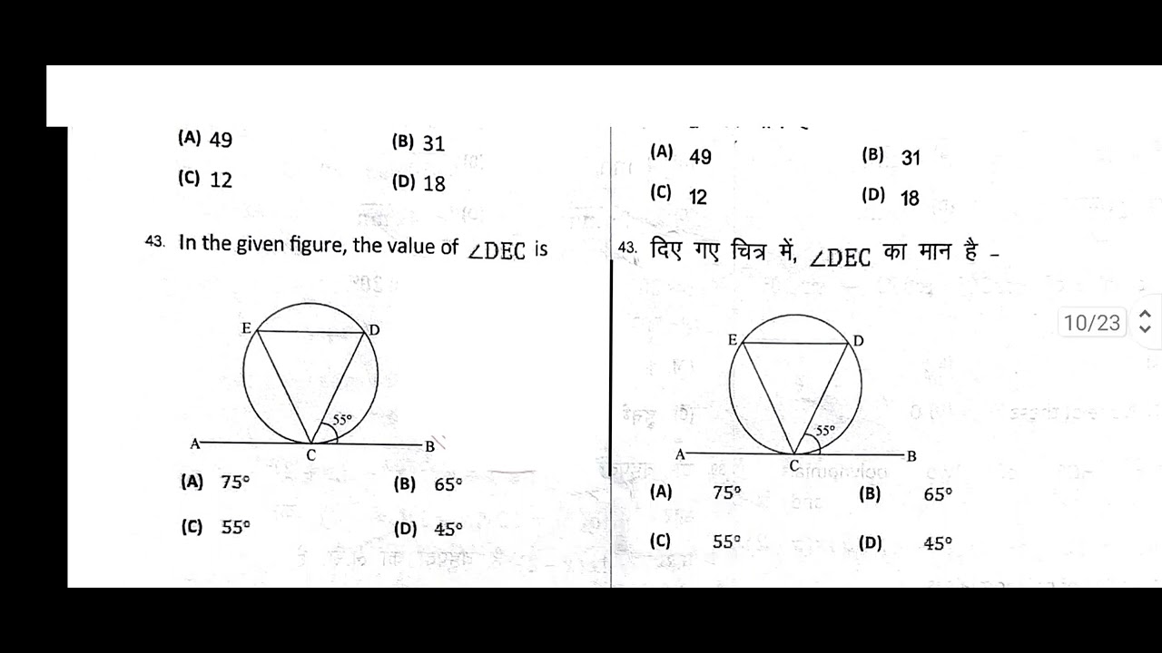 PPT [pre- polytechnic test] entrance exam paper 2023-24