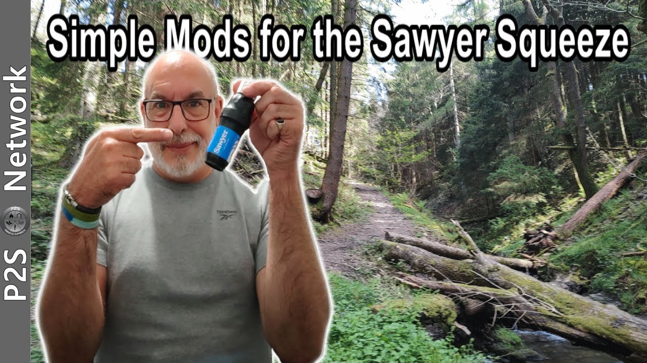 Prepper How To - 2 Easy Mods for the Sawyer Squeeze Filter - Pre Filter & Carbon Element #prepping