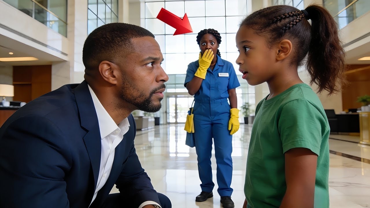 A NEEDY MOM BRINGS HER DAUGHTER TO WORK—PANICS WHEN SHE CALLS THE BILLIONAIRE BOSS “DAD”