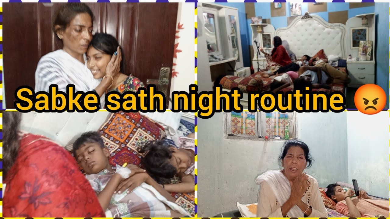 Routine of sleeping with everyone 🤩🥰