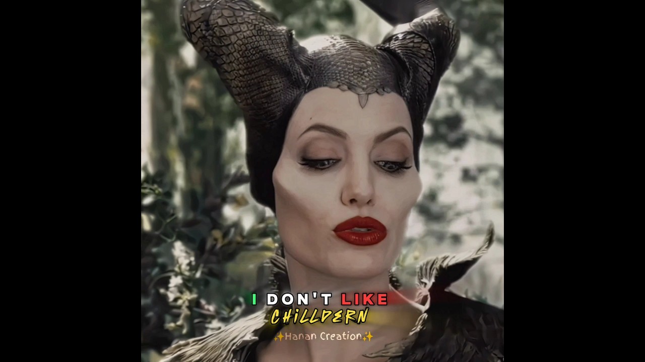I don't Like Chilldern⚡Maleficent :🥺❤️&zwj;🩹#fyp #angelinajolie #ashwaryarai #maleficent #ferozekhan #h