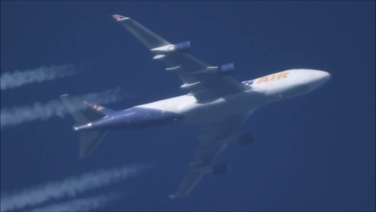 High Altitude Planespotting: Atlas Air , Boeing 747F