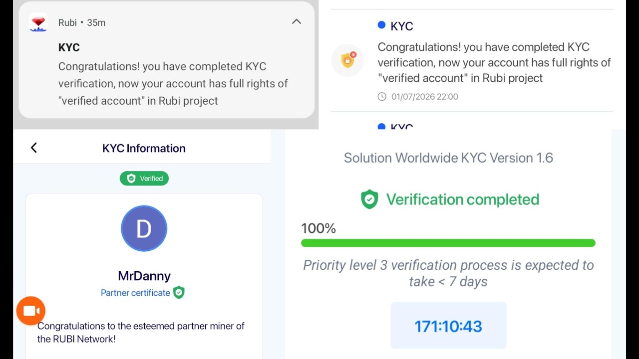 RUBI KYC: UKO WAKORA KYC YA RUBI NETWORK STEP BY STEP!