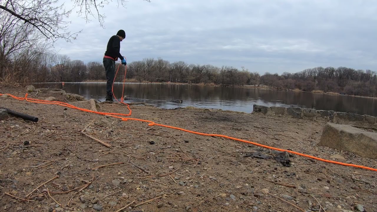 Another Day of Relaxing Magnet Fishing at Prospect Park Lake
