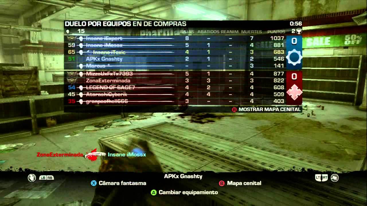 Gears of War 3 | Team Insane Live Commentary | Ranked TDM on Check Out