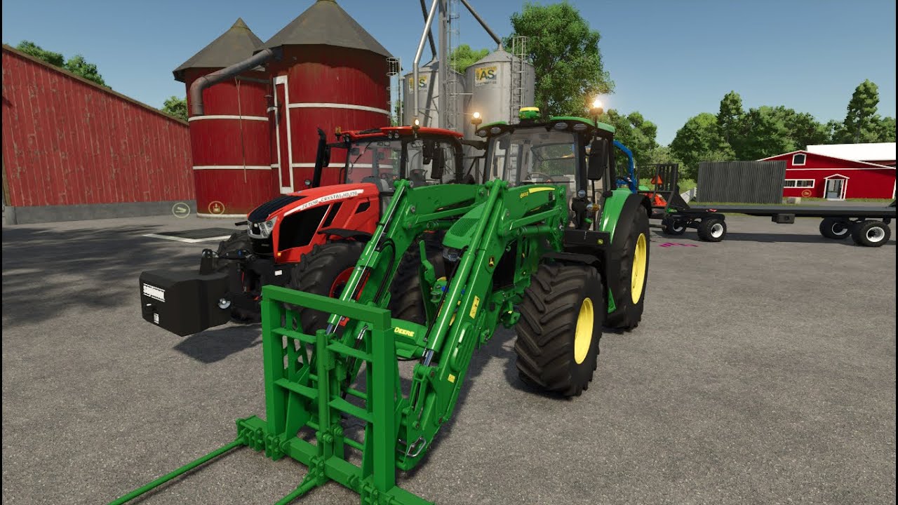 owijanie i zbieranie bel #62 riverbend springs #farmingsimulator25 #fs25