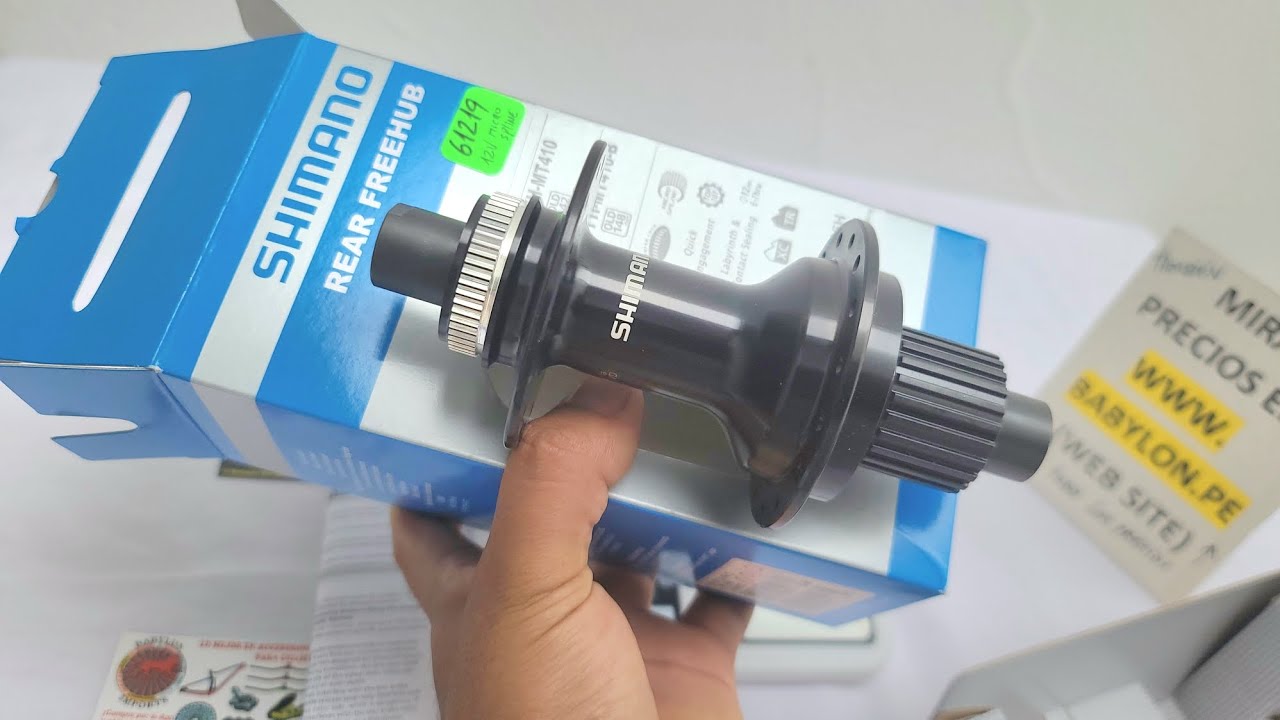 Maza shimano Fh-Mt410-B Micro Trasero Spline Center Lock 12v12X148mm BOOST 2023