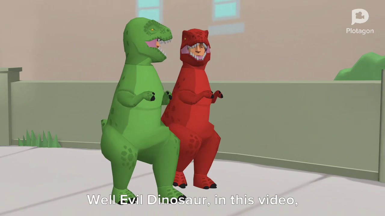 Evil Dinosaur misbehaves at Walmart/Grounded