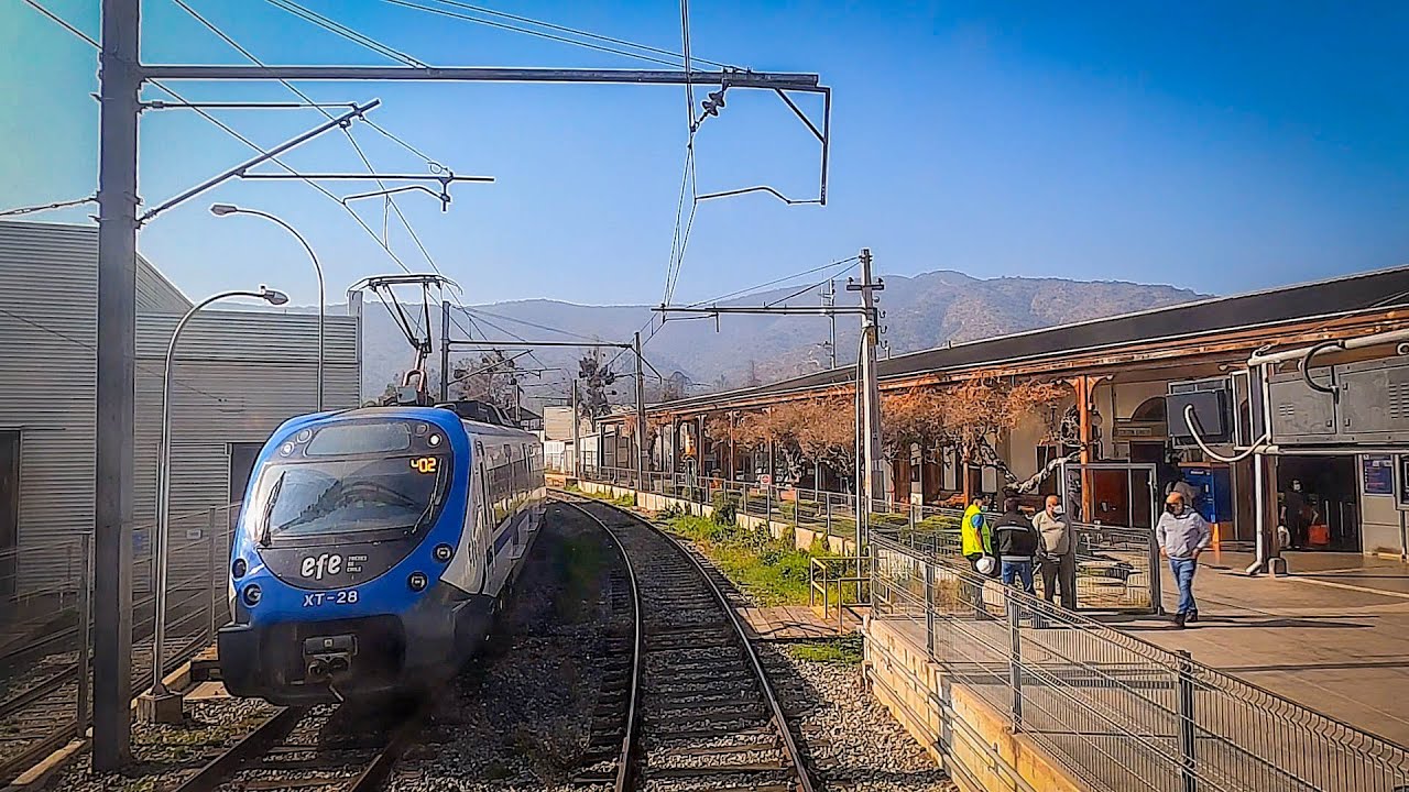 [Timelapse] viaje en cabina de tren Limache - Santiago de Chile