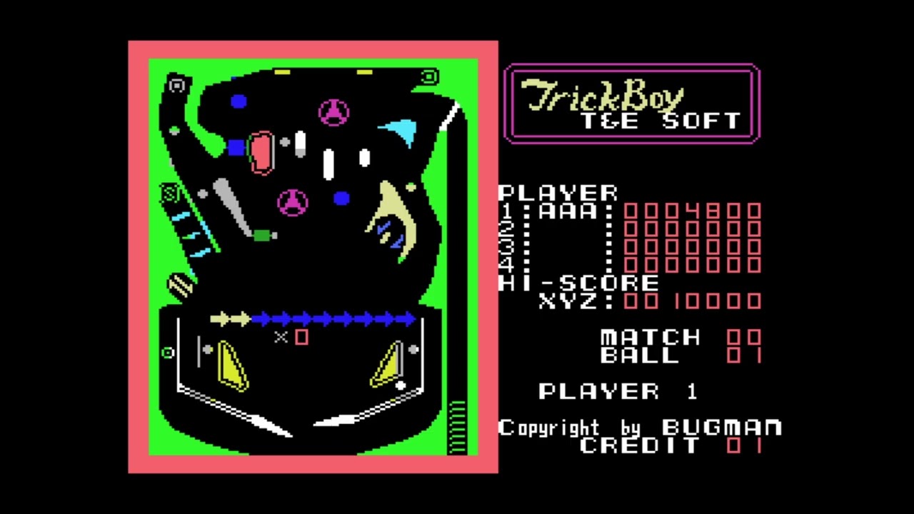 Trick Boy Pinball / MSX