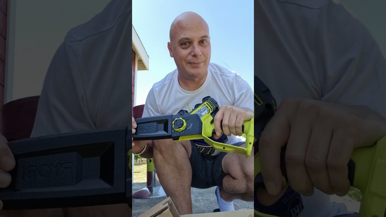 TEST NOUVELLE MINI TRONÇONNEUSE RYOBI RY18PSX15A-120 18V @RYOBI_TV