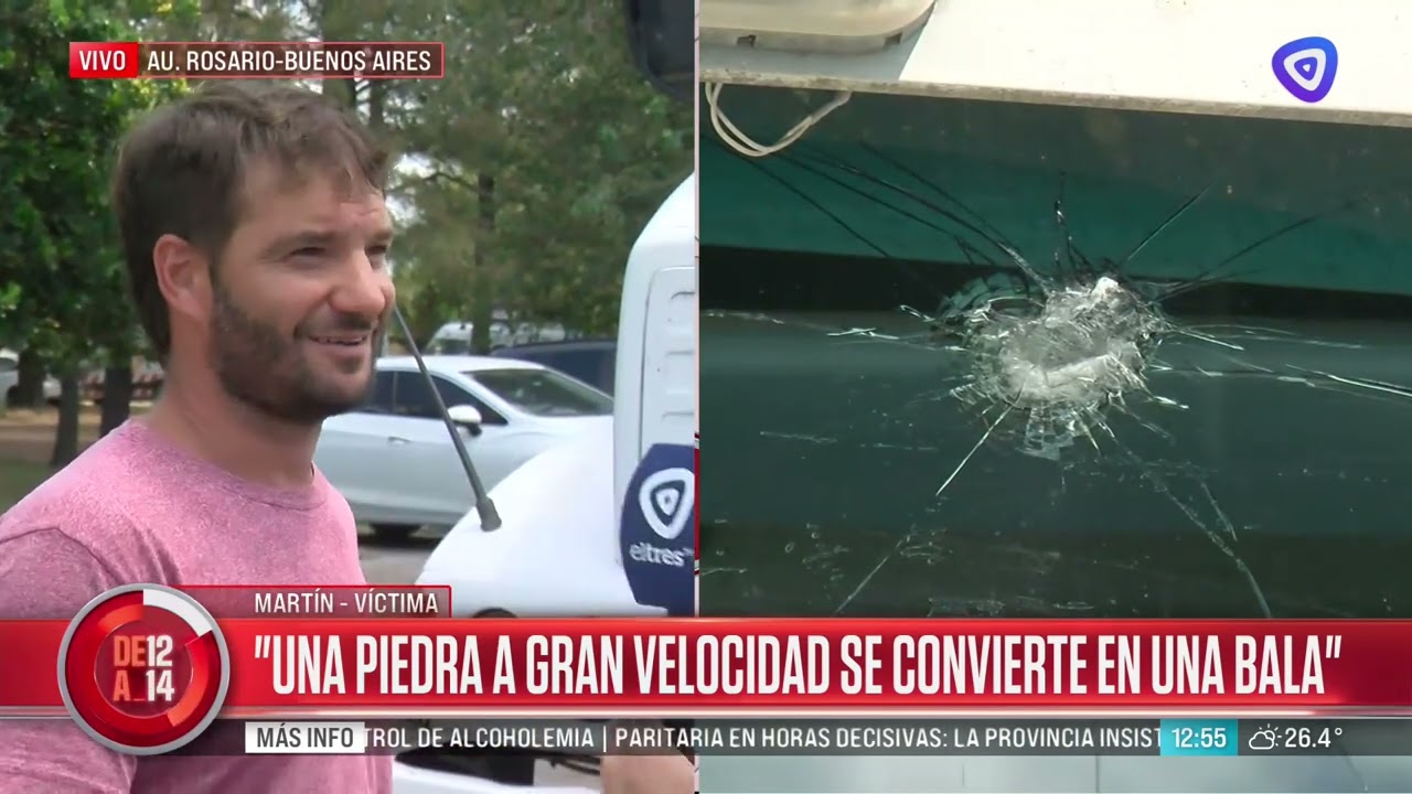 Ataque a un camionero en el ingreso a Rosario