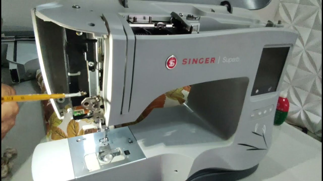 Singer superb. Desmontagem, limpeza e lubrificação