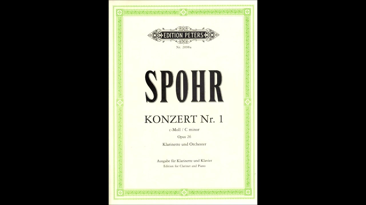 Spohr - Concerto n. 1 for Clarinet and Piano - 3 - Rondo