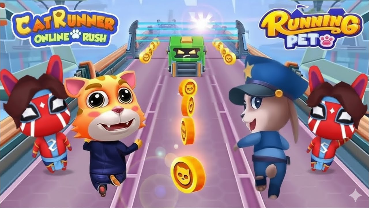 Cat Runner Game Hack Part 11 #catrunner#catrun#endlessrunner#templerun2 