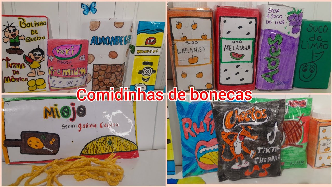 Ensinando a fazer comidinhas para sua boneca