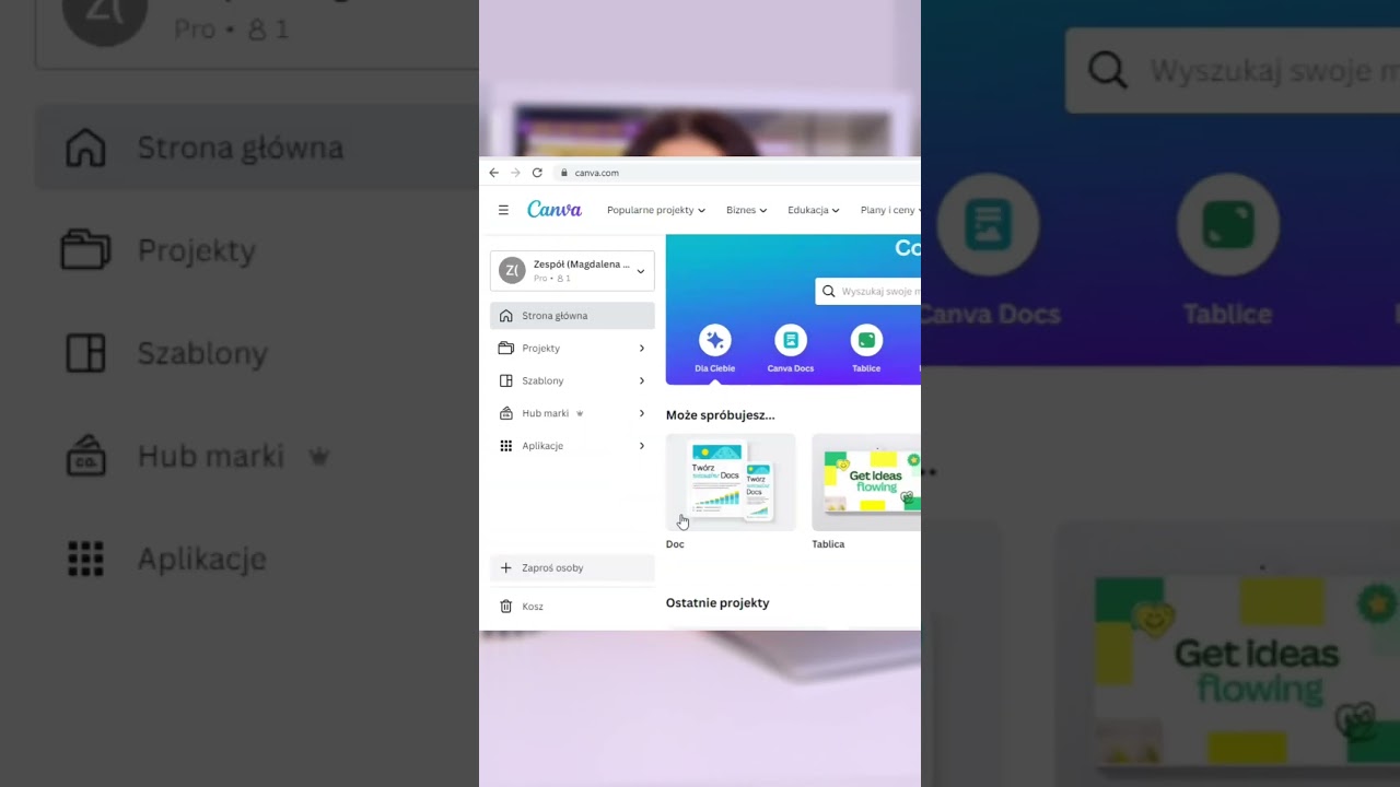 Jak wykorzystać AI sztuczną inteligencję w Canva do tworzenia treści w kilka sekund #shorts