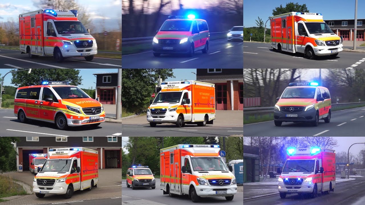 [Rettungsdienst BF Salzgitter] Einsatzfahrten RTWs & NEFs der Berufsfeuerwehr Salzgitter