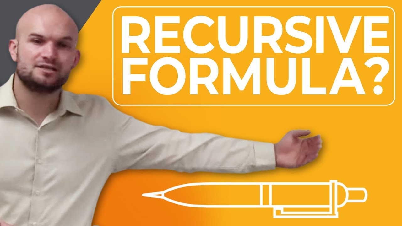What is the recursive formula and how do we use it