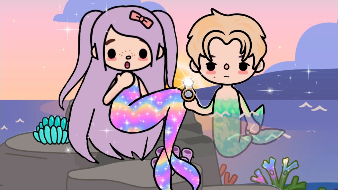 I Became a Mermaid |Toca Love Story🧜🏻‍♀️💖