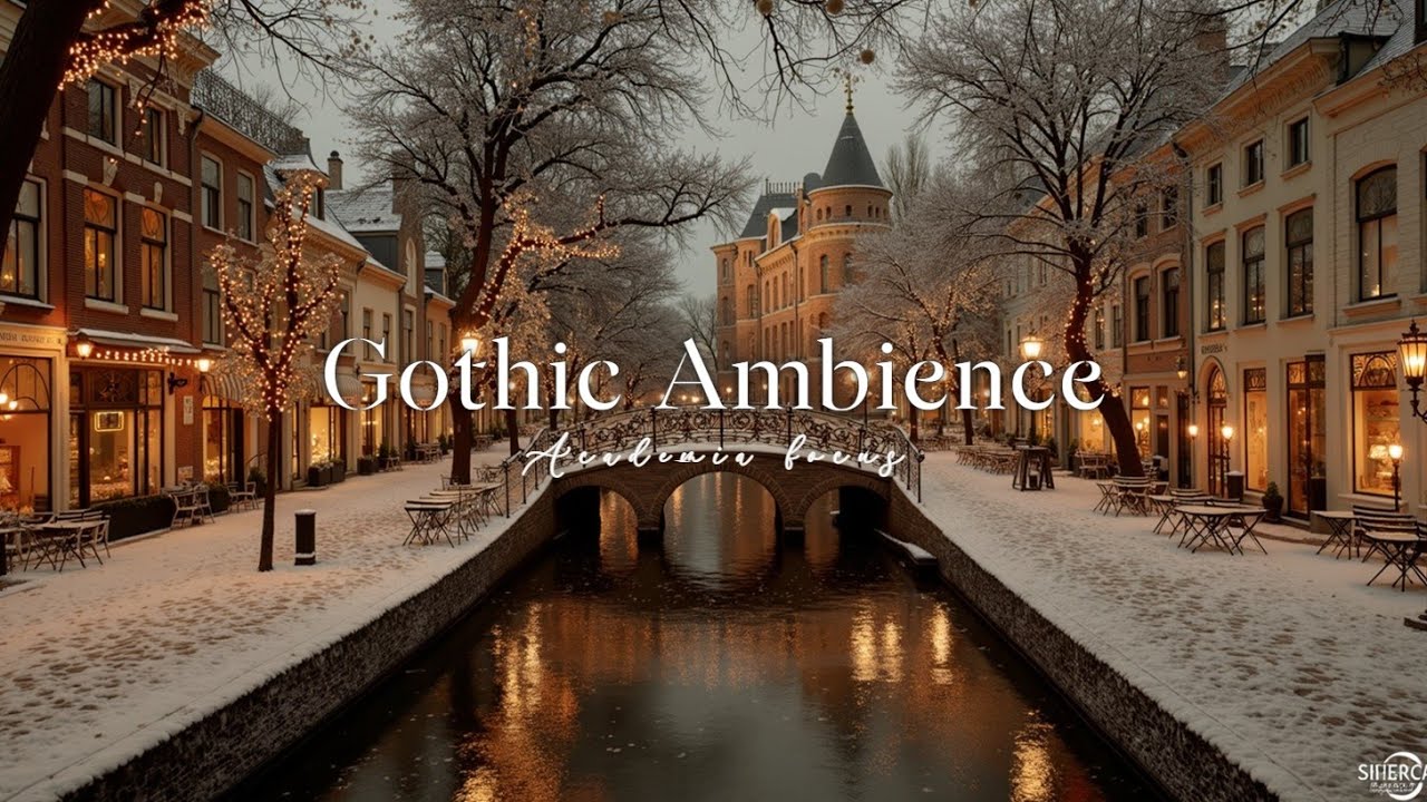 Музыка Темной Академии ~ Снежные Викторианские Ночи | Меланхоличное Фортепиано для Учебы и Фокуса