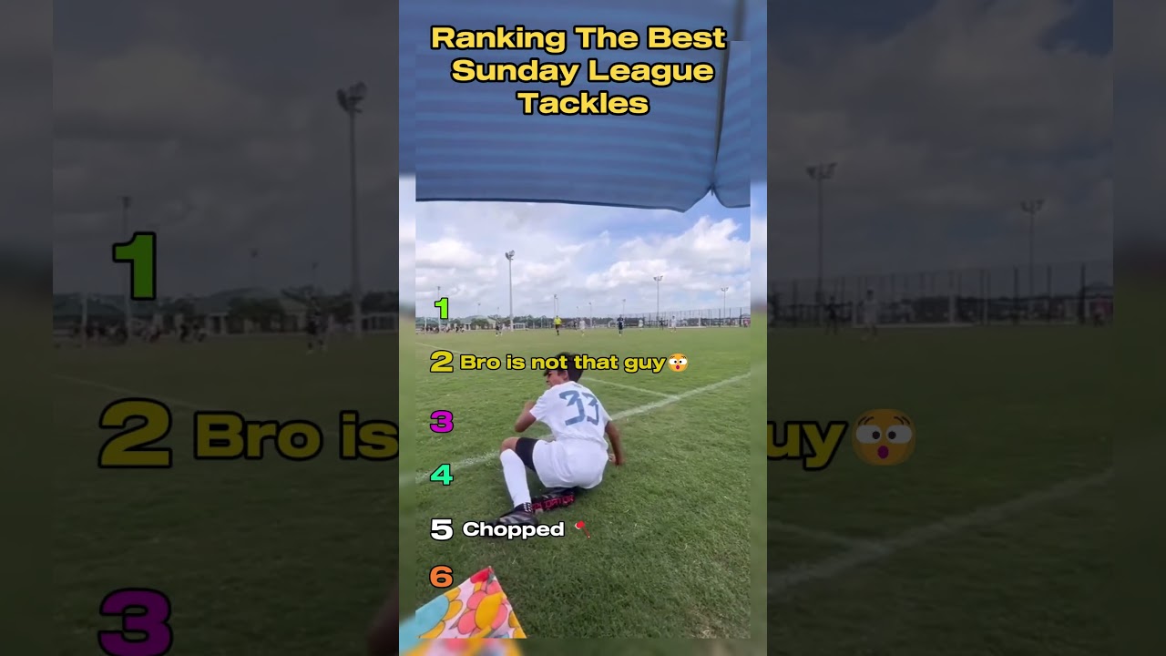 Ranking The Best Sunday League Tackles