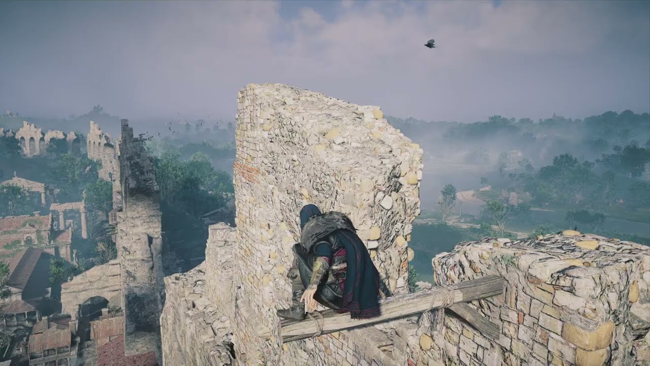 Assassin's Creed Valhalla parkour clip
