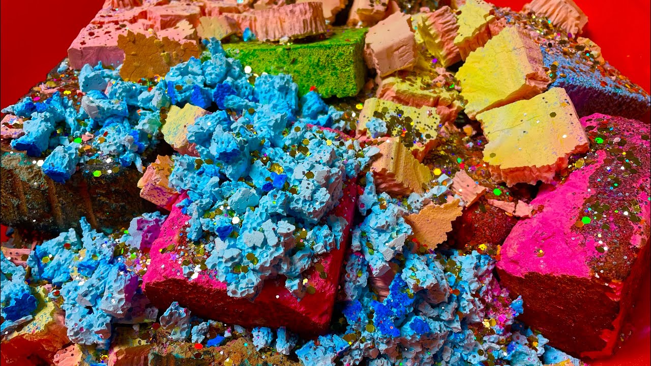 Bowl of Vibrant Colors - Gym Chalk & Cornstarch Crunchies