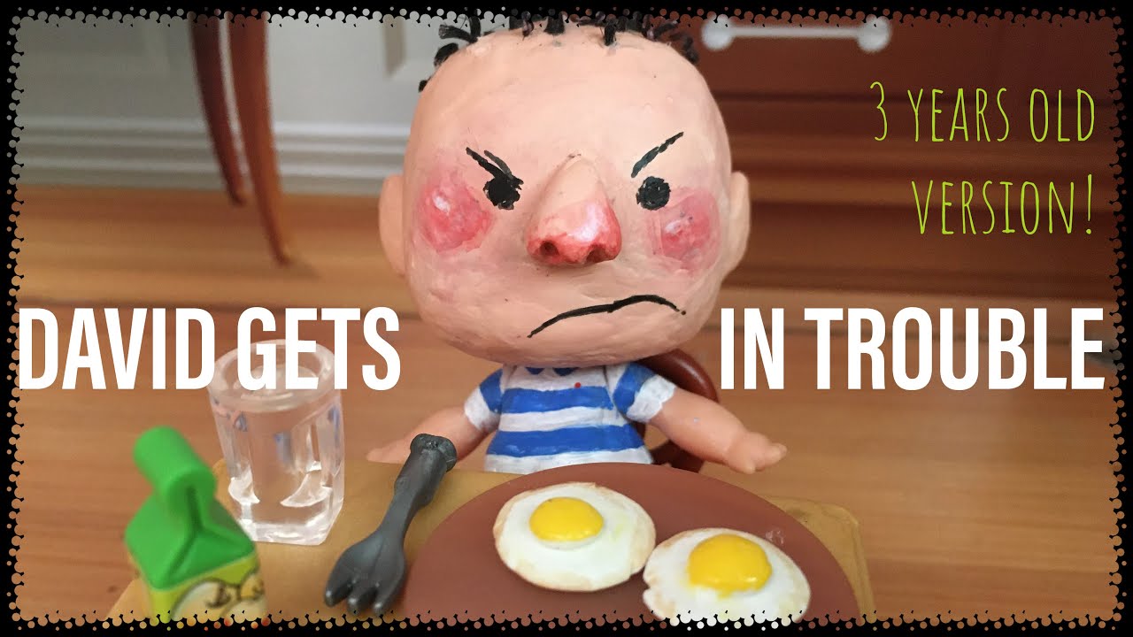 Too cute to miss it! | David gets in trouble read by 3years old