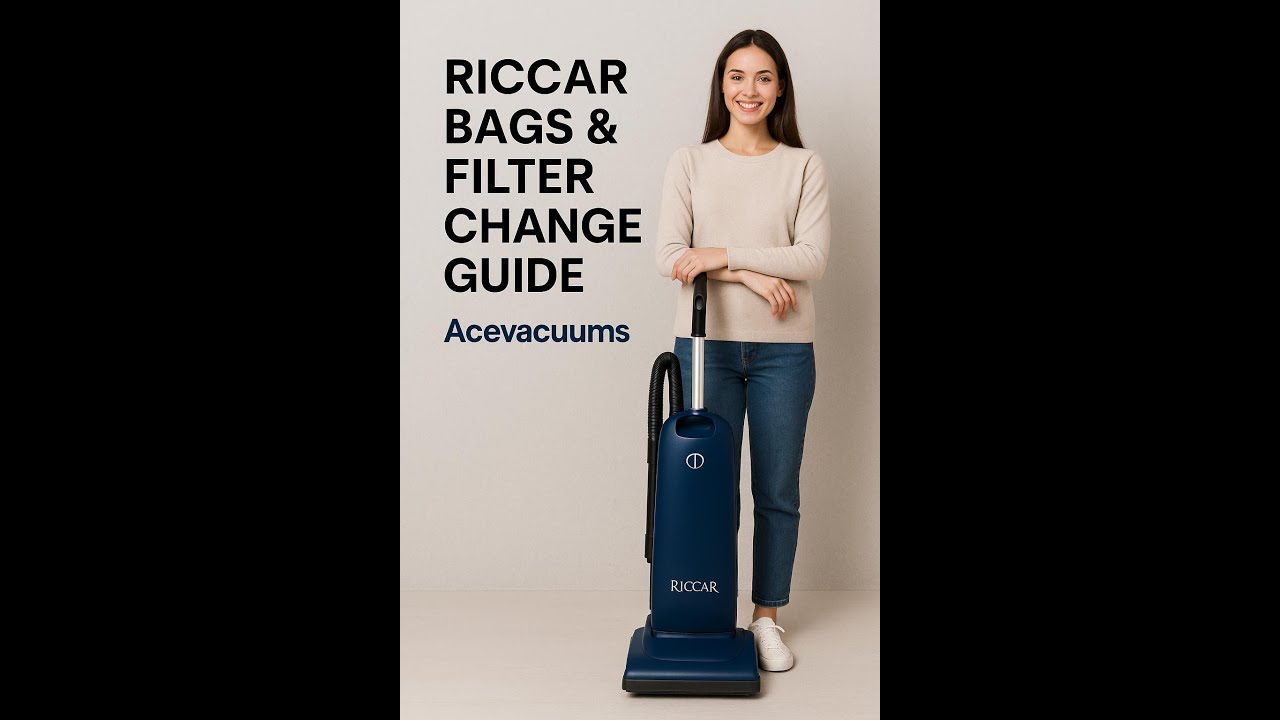 Как заменить мешки и фильтры в пылесосе Riccar | Пошаговая инструкция