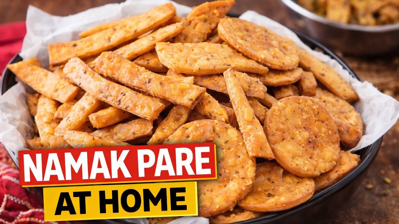 घर बैठे बनाये बाजार जैस नमक पारे\सेव\मट्टरी 😧| tasty snack in 5 mins! Easy tea time snack