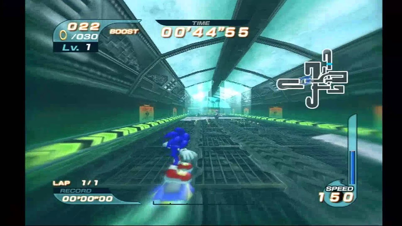 Sonic Riders: Wave's Missions - Ice Factory - Gold Medals