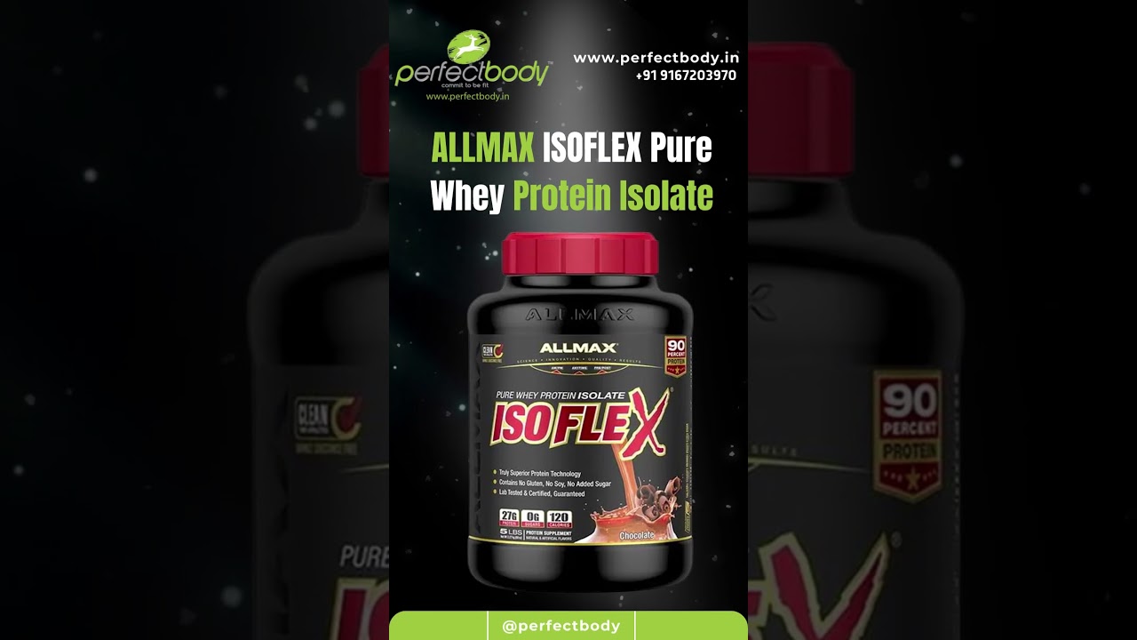 Fueling the Path to Perfection with AllMax IsoFlex Pure Whey Protein Isolate!